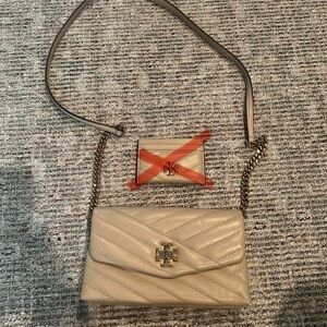 Tory Burch Kira Chevron Chain Wallet